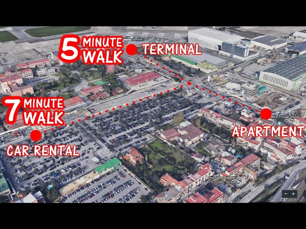 La Casetta Arancione Nell'Aeroporto Di Napoli Apartment